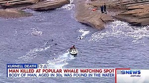 A man has fallen to his death at a popular whale watching vantage point in Kurnell. #9News | http://9News.com.au | 9 News Sydney