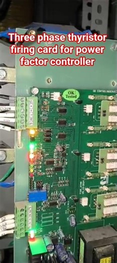 thyristor firing card for capacitor bank auto switch on/off
