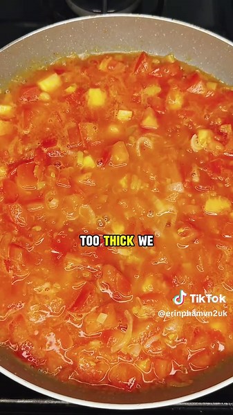 Chickpea Silken Tofu in Vietnamese Tomato Sauce Recipe