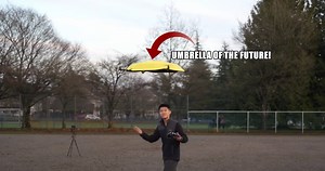 This Flying Umbrella Follows You Around to Protect You