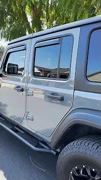 “Installing Window Visors on My Jeep Wrangler JL 👀” #jeep