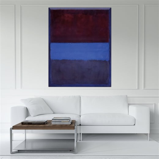 Rothko n. 61 Ruggine e stampa blu: arte espressionista astratta americana - Etsy Italia