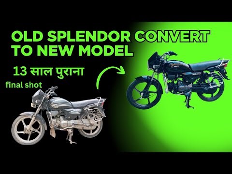 2012 model Splendor convert to 2025 model | old Splendor full painting | Splendor painting price