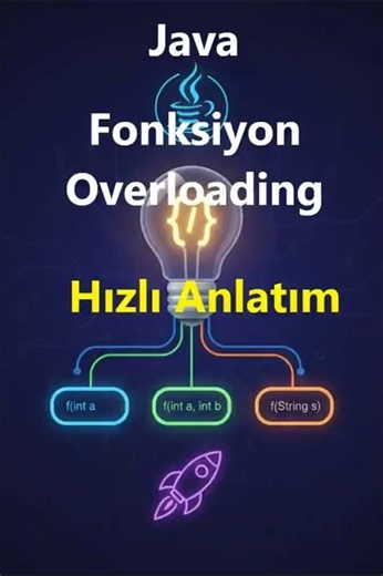 Java fonksiyon overloading (fonksiyonların aşırı yüklenmesi)