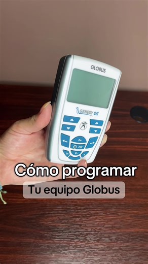Programación de tu equipo Globus de fisioterapia