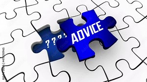 Advice Puzzle Piece Solve Problem Answer Question Solution 3d Animation Stock Video