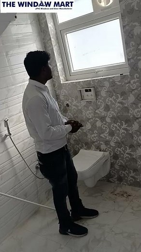 uPVC Windows for Bathroom Ventilation II TOP HUNG WINDOWS II THE WINDOW MART II PROMINANCE UPVC