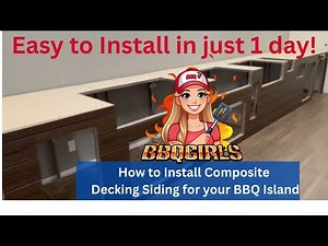 BBQ Girls Best DIY Solution for your bbq island siding!