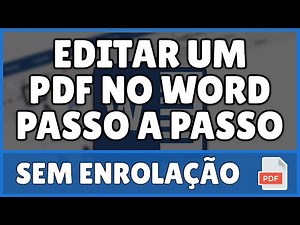 Como Editar um PDF no Word