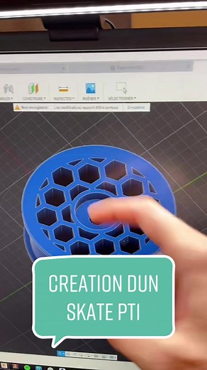 Je me lance dans la création et l’impression d’un skate 🛹 #modelisation #skateboard #pneu #impression3d