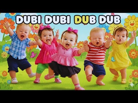 Dubi Dubi Dub Dub 😍🕶️ | Cool Baby Dance with Black Glasses | Cute Kids Dance