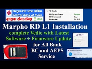 Marpho L1 Latest RD Service Installation | Marpho L1 Device Installation | Marpho L1 Latest Update