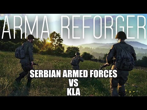 ARMA REFORGER - Serbian army fighting KLA terrorist group - 4K Realistic gameplay