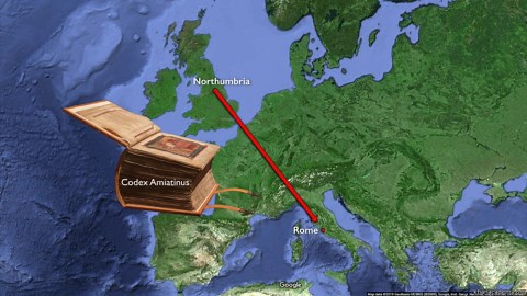 Codex Amiatinus, the oldest complete Latin Bible