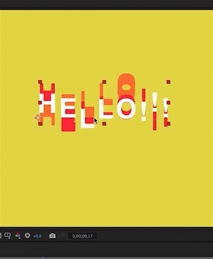 テキスト残存アニメーションの作り方