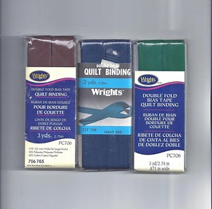 Vintage Packaged Bias Quilt Binding by Wrights, 3 Yard Pkg, Poly Cotton Blend, Home Sewing Trim, Double Folded, 7/8 Inch Wide, Upcycle Sew - Etsy UK
