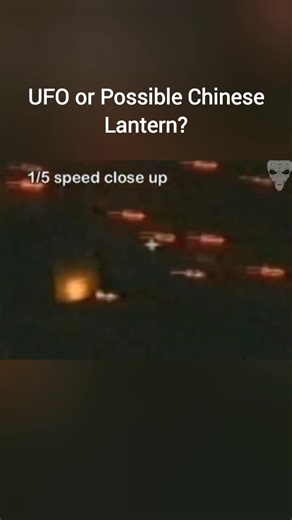 Police Footage - UFO or Chinese Lantern? #alien #ufoキャッチャー #uap #flyingsaucer