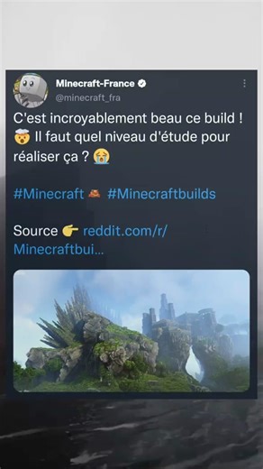 Actualités Minecraft ⛏️ #fypシ #mc #news #minecraft #fr #buildminecraft #build