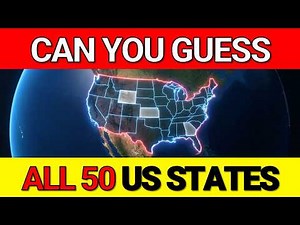 Learn the 50 US States on a 3D Globe | Geography Quiz 🌎🇺🇸