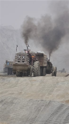 Extreme Tractor Push on Mountain Top | Heavy Rock Loaded Tractor Rescue | Dangerous Hill Climb