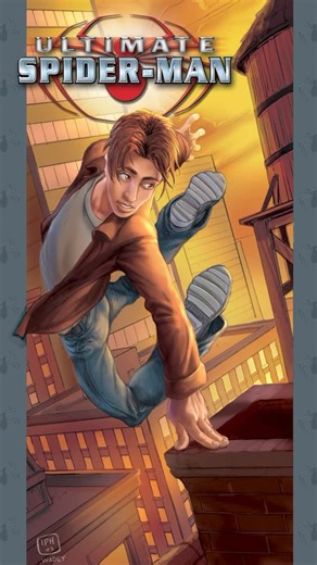 I a n H o s f e l d | Sketch evolution of the cover illustration fir the second chapter - “Workout.” where you do the locomotion tutorial as Peter Parker.... | Instagram