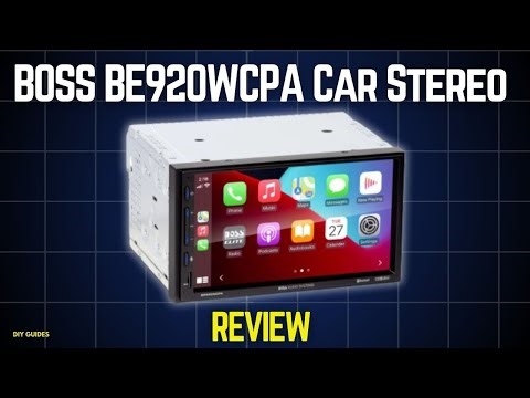 BOSS Audio Systems Elite BE920WCPA Car Stereo Review: Budget CarPlay Stereo?