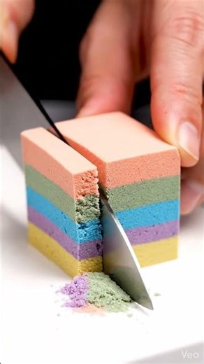 💎 THE PINNACLE OF GEOMETRIC SATISFACTION: 4K Hyper-Realistic Kinetic Sand Cube Slicing #4k #asmr