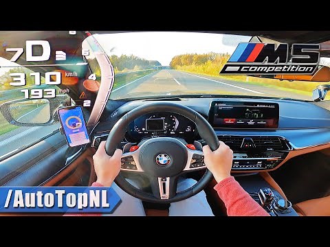 2021 BMW M5 F90 Competition *310KMH* on AUTOBAHN [NO SPEED LIMIT] by AutoTopNL
