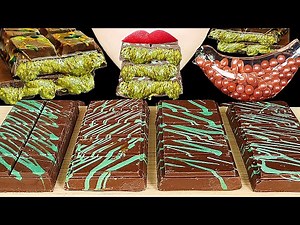 ASMR VIRAL DUBAI CHOCOLATE, 두바이 초콜릿 먹방, SATISFYING CRUNCHY EATING SOUNDS, DRINKING SOUNDS, MUKBANG