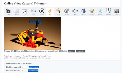 Free Online Video Cutter & Trimmer