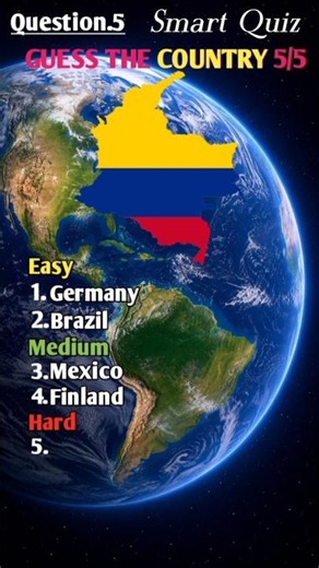 🌎 Country Map Quiz: How Many Can You Guess?#shorts #quiz #geography #country #map