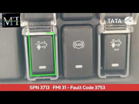 Fault code 3753 SPN3713 FMI 31 #automobile #mechanic #tatamotors