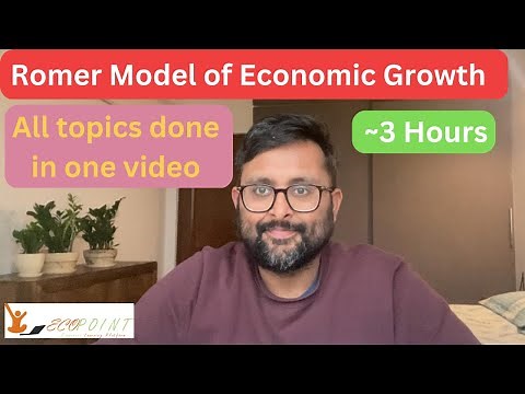 The Romer Model of Endogenous Growth | Romer Equation | IIT JAM Economics | UGC NET Economics |