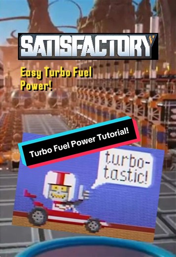 Turbo Fuel Power Plant Setup in Satisfactory