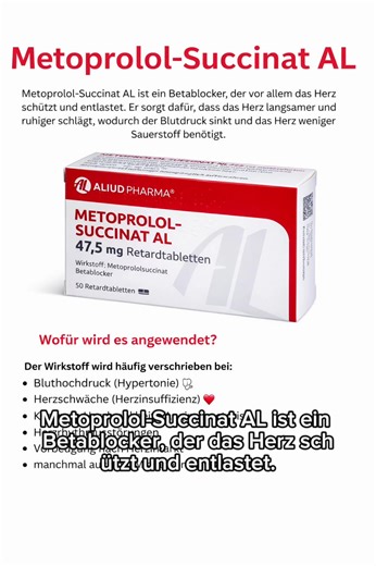 Metoprolol Succinat AL Einfach Erklärt