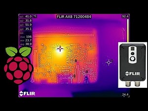 Using a FLIR AX8 to test a PI 3 full load temperature