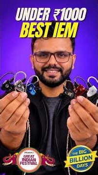 Best IEM Under 1000 in 2026 🔥 Amazon Great Indian Festival Sale