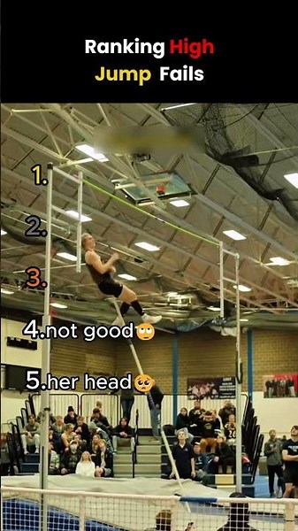 Ranking The Worst High Jump Fails EVER #trackandfield #funnyclips #fail