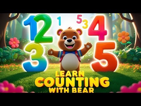 "Counting Bears: A Fun Rhyme Adventure for Toddlers! 🐻🎶"