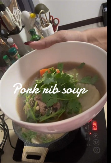 Pork rib soup #thaifood #เปิดการมองเห็น #ดันขึ้นฟีดที #tiktok #แม่ครัวฝึกหัด