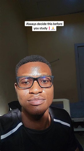 as a student you must decide this before you study this is a study tip for all students. watch and learn.
