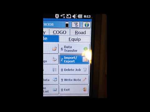 Carlson SurvCE Tutorial: Exporting RTK GPS data using Carlson SurvCE