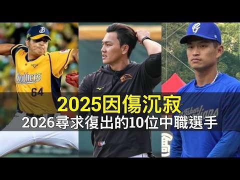 2025因傷沉寂…2026尋求復出的10位中職選手