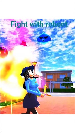robot attack crazy crush#sakuraschoolsimulator#sakura#trendingshorts
