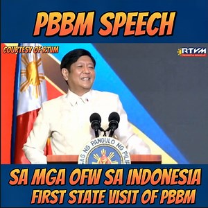 293K views · 10K reactions | Watch: PBBM SPEECH | PBBM's Message to All OFWs around the World. | Balitam Pinas | Facebook