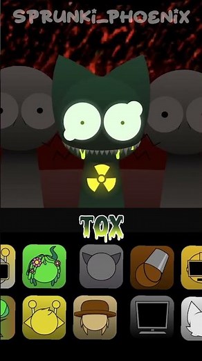 ☣️🐱 TOX — Phase 2 💀 | Sprunki Pyramix Ultimate Port 🎧🎼 #sprunkiphoenix #animation
