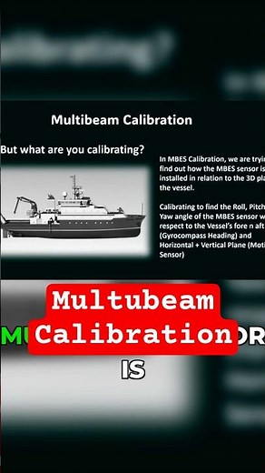 How Professional Surveyors Calibrate Multibeam Systems #technique