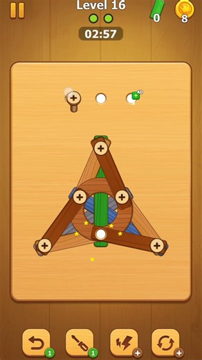 Impossible Puzzle Game Level 16 | Very Satisfying Gameplay🤩 #shorts #puzzle #game #mobilegame