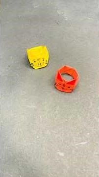 Handmade DIY Paper Ring………..