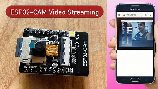 Getting Started with ESP32 CAM Board & Video Streaming Over WiFi